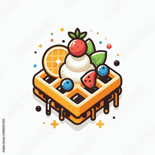 food, waffle, dessert, breakfast, background, pastry, sweet, snack, delicious, illustration, homemade, lunch, tasty, crispy, bakery, fresh, white, baked, meal, belgian, wafer, cream, cake, golden, str