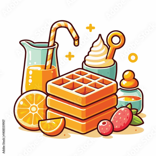 food, waffle, dessert, breakfast, background, pastry, sweet, snack, delicious, illustration, homemade, lunch, tasty, crispy, bakery, fresh, white, baked, meal, belgian, wafer, cream, cake, golden, str