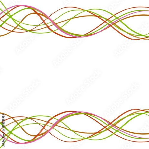 abstract wave background isolated on white and copy space for text