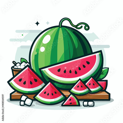 watermelon, fruit, background, juicy, healthy, food, fresh, red, summer, green, ripe, sweet, organic, slice, freshness, melon, cut, dessert, delicious, piece, berry, tropical, vegetarian, nature, nutr