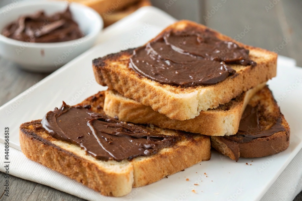 Chocolate thick toast Chocolate thick toast