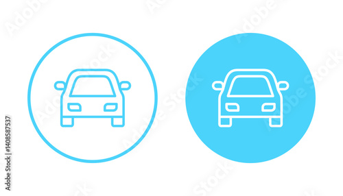 Car icon vector. car sign and symbol. small sedan