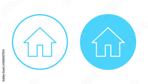 House icon vector. Home sign and symbol