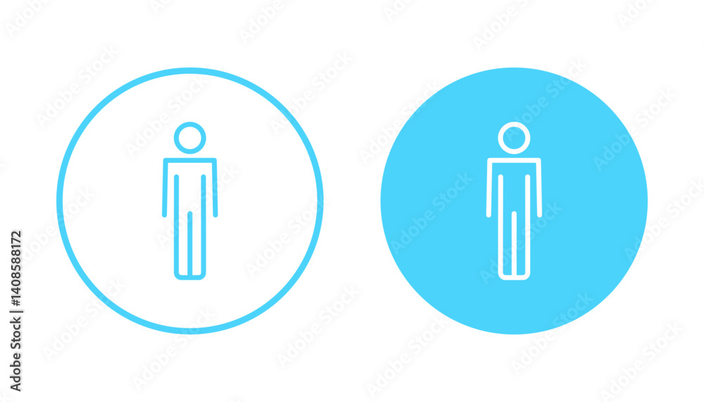 Man icon vector. male sign and symbol. human symbol Man icon vector. male sign and symbol. human symbol