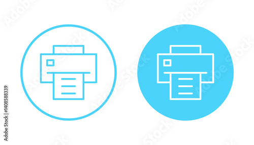 Print icon vector. printer sign and symbol