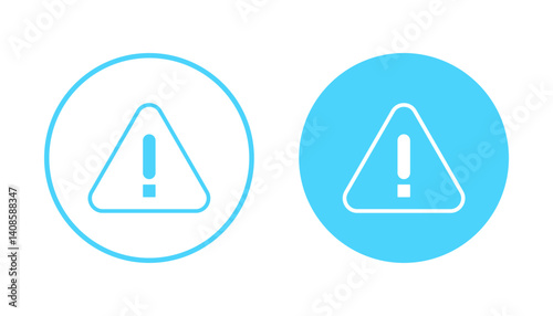 Exclamation danger icon vector. attention sign and symbol. attention sign