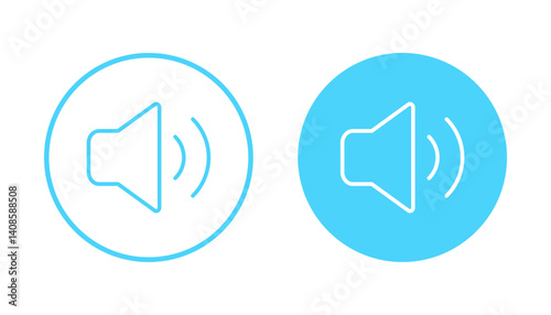Speaker icon vector. volume sign and symbol. loudspeaker icon. sound symbol