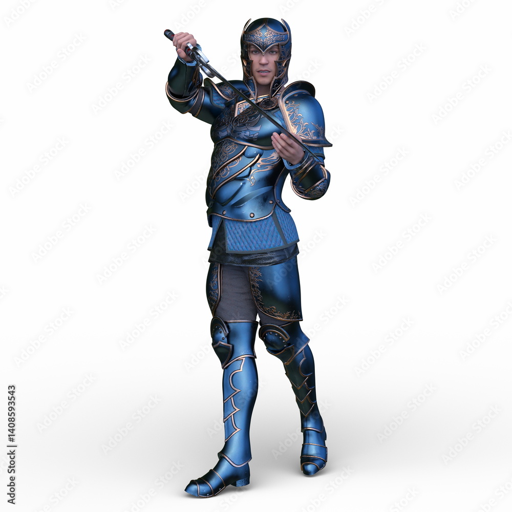 騎士 3DCGレンダリング 騎士 3DCGレンダリング