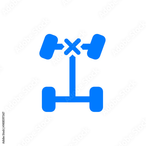 Front Axle Disengaged Icon