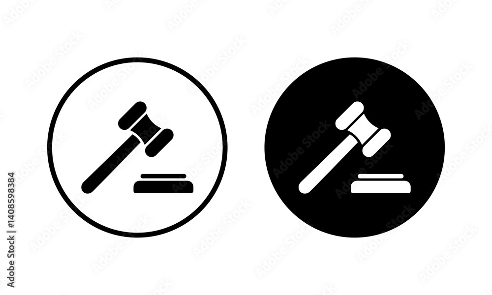 Gavel icon vector illustration. judge gavel sign and symbol. law icon. auction hammer Gavel icon vector illustration. judge gavel sign and symbol. law icon. auction hammer