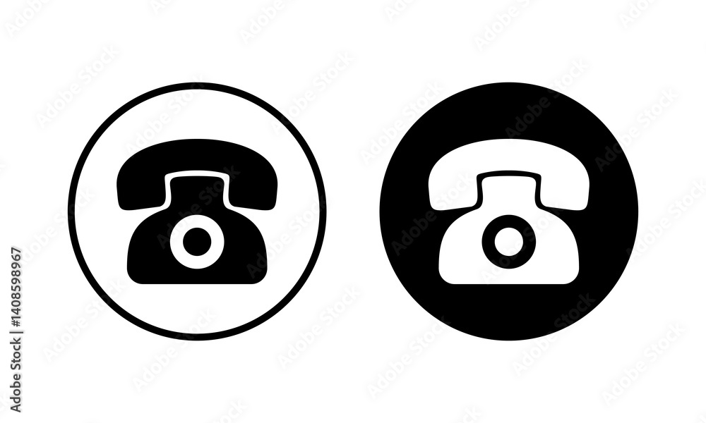 Telephone icon vector illustration. phone sign and symbol Telephone icon vector illustration. phone sign and symbol
