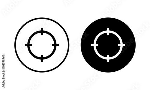 Target icon vector illustration. goal icon vector. target marketing sign and symbol