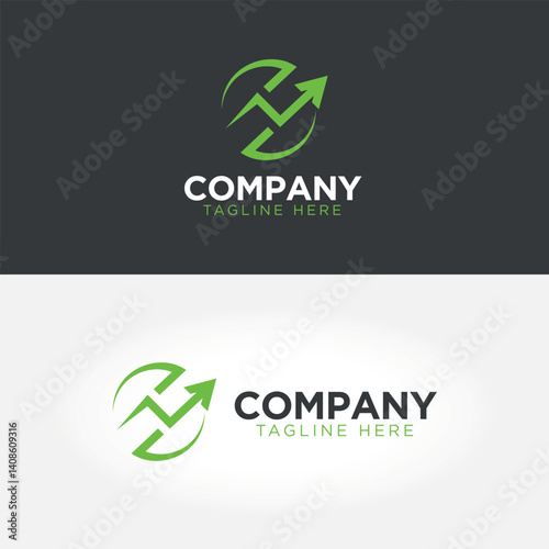 Arrow logo design with a growth concept for your business Free Download Arrow logo design with a growth concept for your business - GFXLoad