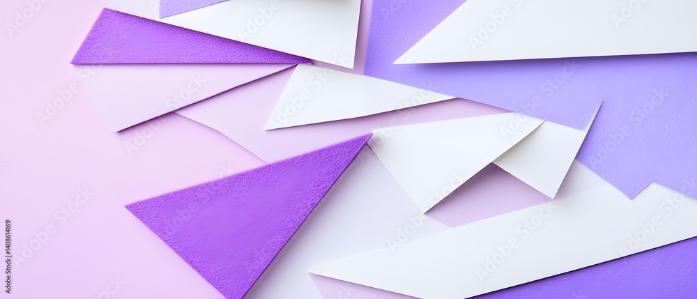 Abstract Purple and White Geometric Shapes Background Abstract Purple and White Geometric Shapes Background