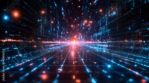 Techno Style Background