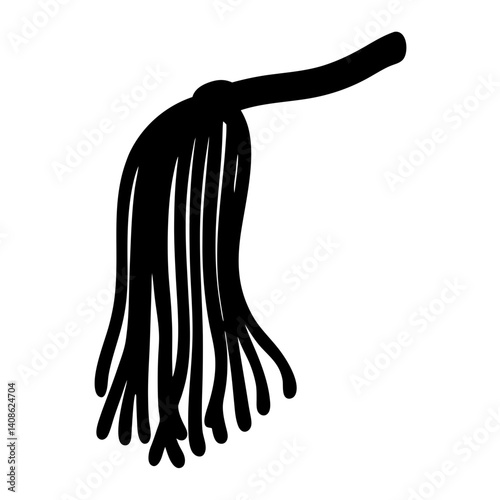 A Black and White Illustration of a Whip or a Flogger