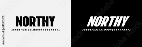 Modern Bold and Heavy Font. Regular and Italic Font. Uppercase, Lowercase, and Number. Sport, Music, and Fashion lettering. Come with editable vector.	