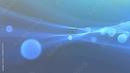 A seamless abstract background featuring soft blue bokeh light transitions with a dreamy, ethereal glow