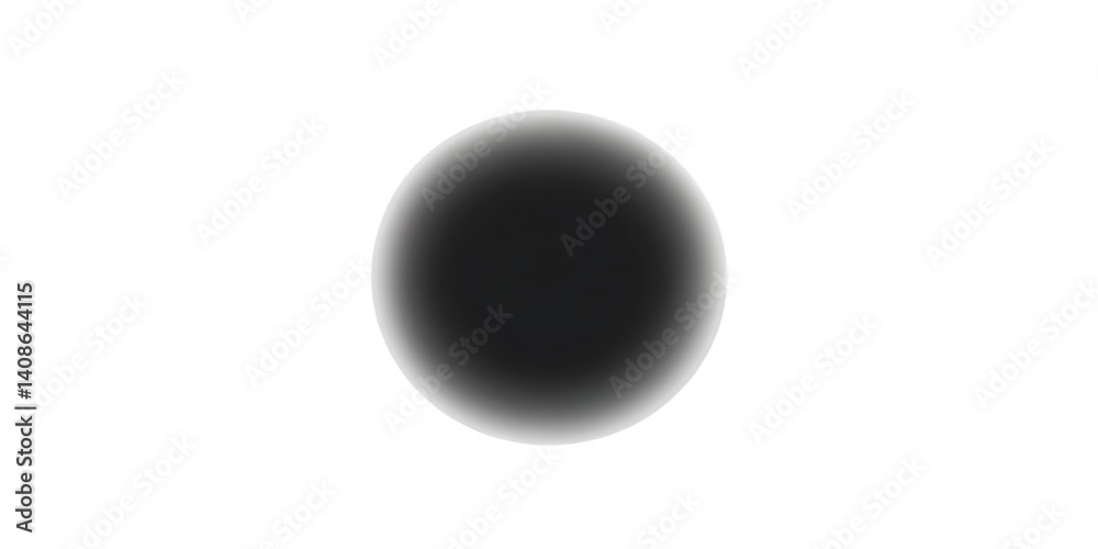 Abstract Sphere Illustration Black And White With Gradient Background Abstract Sphere Illustration Black And White With Gradient Background