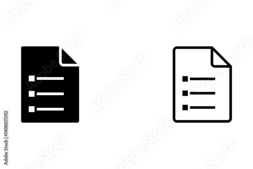 File Icon. Document icon vector. Paper icon.