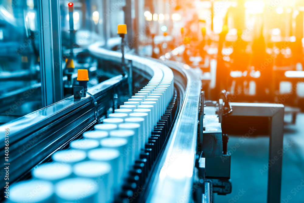 custom made wallpaper toronto digitalConveyor belt for production a window pane. Industrial equipment.