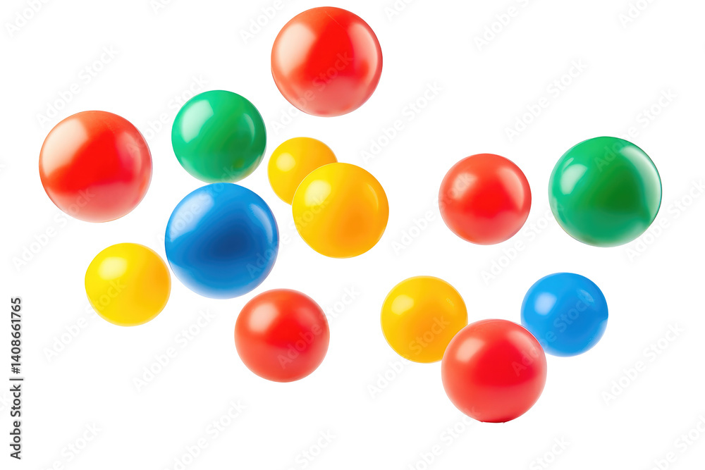 Colorful Ping Pong Balls on transparent background Colorful Ping Pong Balls on transparent background