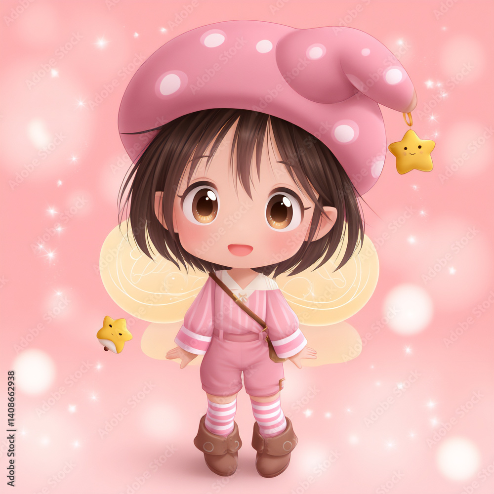 Fototapeta premium fairy tale chibi