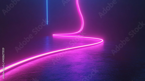 abstract background with glowing lines