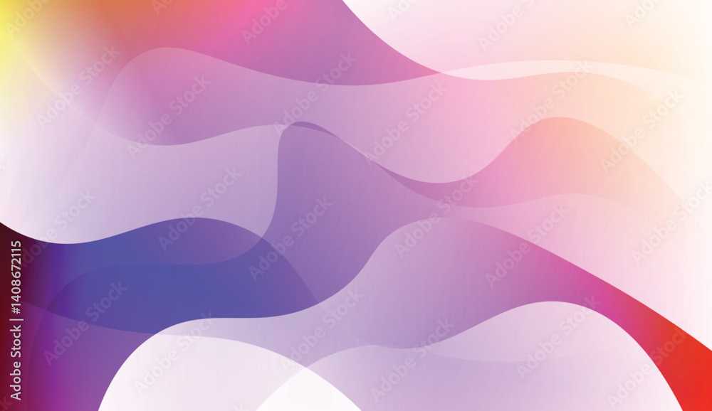 Template Abstract Background With Curves Lines. For Cover Page, Landing Page, Banner. Vector Illustration with Color Gradient. Template Abstract Background With Curves Lines. For Cover Page, Landing Page, Banner. Vector Illustration with Color Gradient.