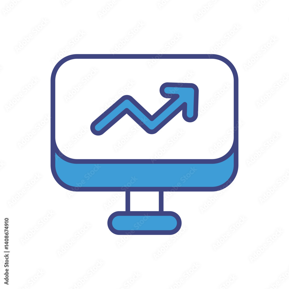 Analytics icon vector stock illustration Analytics icon vector stock illustration