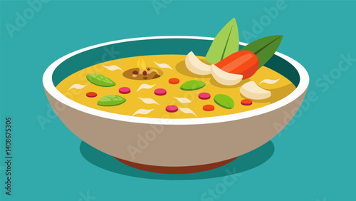 Each sful of ajiaco is like unearthing a hidden treasure as I discover new flavors and textures with every bite.. Vector illustration