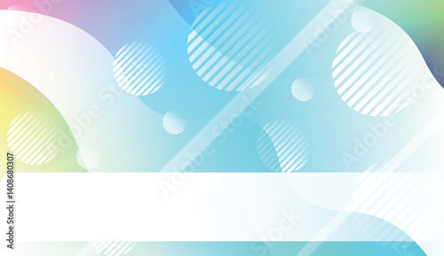 Futuristic Background With Color Gradient Geometric Shape for Your Design Landing Page, Ad, Banner, Cover Page. Vector Illustration with Color Gradient.