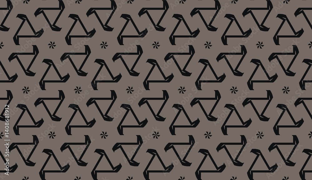 Vector pattern with abstract line in triangles style. Hipster background. For your idea, presentation, smart design. Brown chocolate color. Seamless Vector pattern with abstract line in triangles style. Hipster background. For your idea, presentation, smart design. Brown chocolate color. Seamless