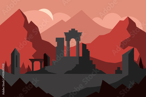 vector illustration of city