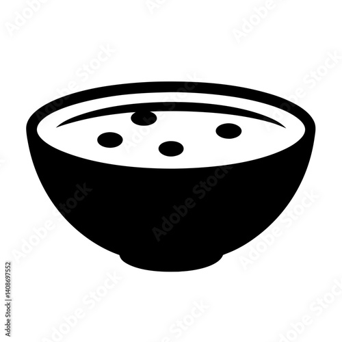 A Delicious Bowl of Creamy Soup with Lumps