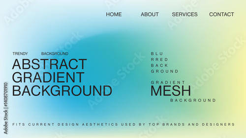 Soft light gradient background with mesh effect