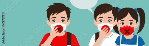 Three_cartoon_children_wear_masks_with_an_X_over_their_mouths_with_speech_bubble_suggesting_silencing_or_inability_to_speak_against_a_light_blue_background