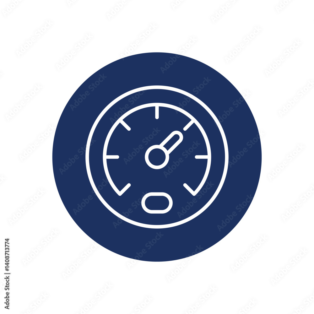 Speedometer icon vector stock illustration Speedometer icon vector stock illustration