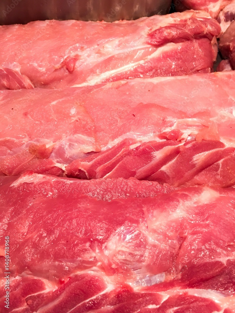 close up of a pile of fresh meat close up of a pile of fresh meat