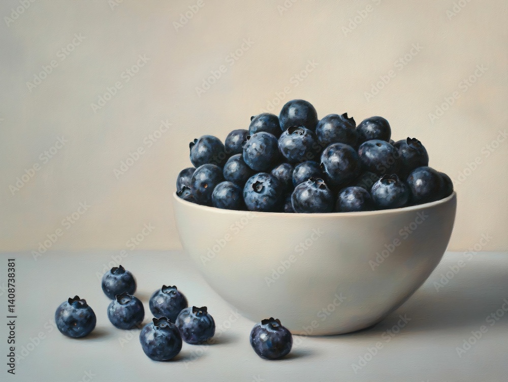 Blueberries in Bowl Blueberries in Bowl
