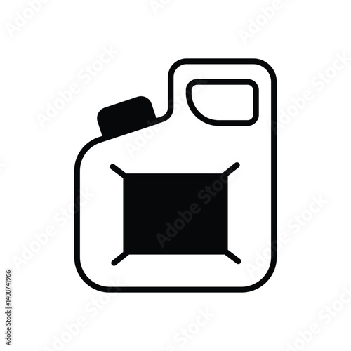 Canister icon vector stock illustration