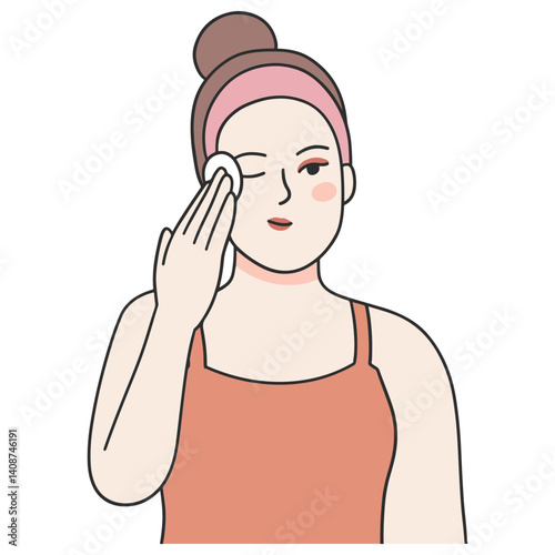 Removing makeup