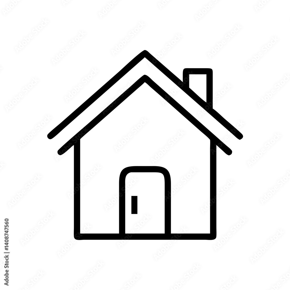 house icon on white background house icon on white background