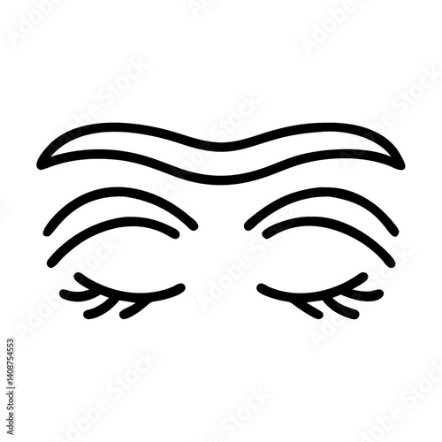 face parts icon. eye