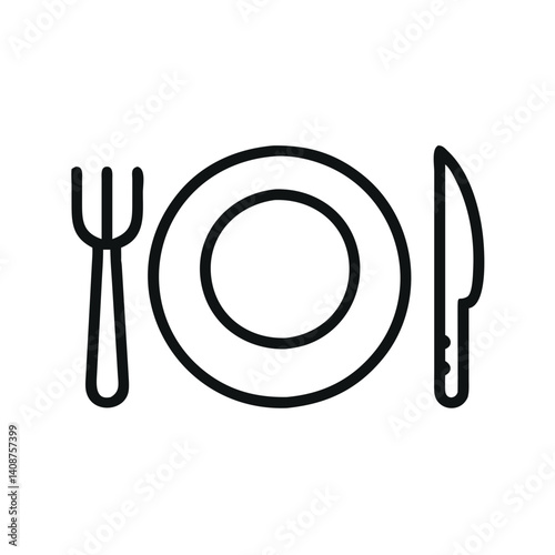 restaurant menu icon design