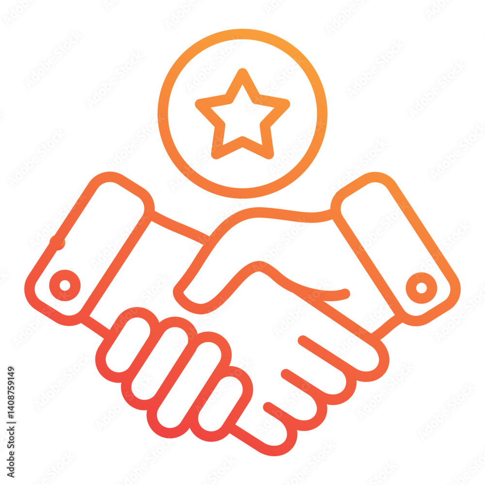 Fototapeta premium Deal Icon