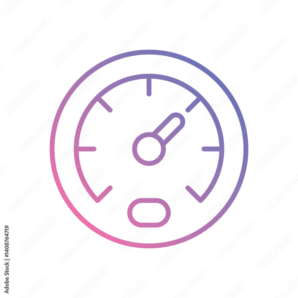 Speedometer icon vector stock illustration Speedometer icon vector stock illustration