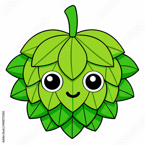 Vector illustrations of a hops