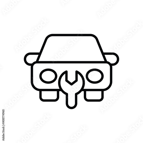 Car Repairs icon vector stock illustration