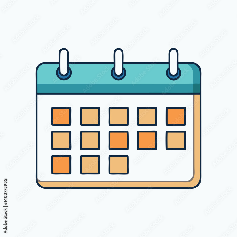 desktop calendar icon vector desktop calendar icon vector
